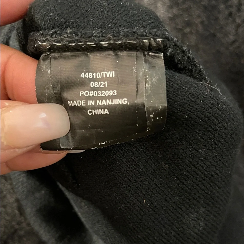 Kids Beanie with Orange Pom